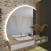 Spiegel rund angeschnitten Amedo SK2