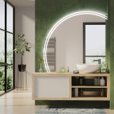 Spiegel rund angeschnitten Orlando SK2