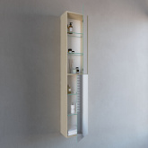 Bad Hochschrank mit Spiegeltür 2-türig - Domingo