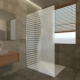 Glas Duschwand mit Dekor Kali IV