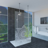 Duschwand Flower I Top Fix