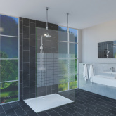 Duschwand Quadra I Top Fix