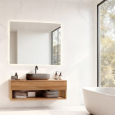 Spiegel mit Hintergrundbeleuchtung Geren