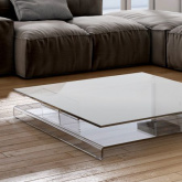 Platte für Glastisch Design Weiß REF 9003