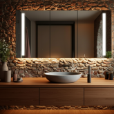 Auf-/ Unterputz Bad Spiegelschrank Kemi