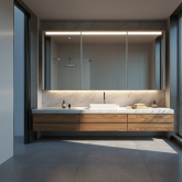 LED Bad-Spiegelschrank nach Maß Tornio