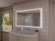 LED-Badspiegel Gurli