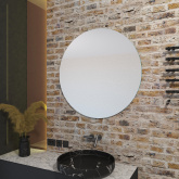 Spiegel rund unbeleuchet