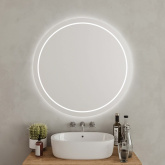 Lichtspiegel rund Claudio