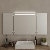 Klappspiegel Svenda (LED beleuchtet)