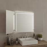 Klappspiegel Nielson (LED beleuchtet)