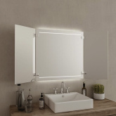 Klappspiegel Niss (LED beleuchtet)