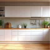 Alpinweisse Küchenrückwand REF 9003