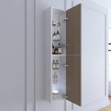 Bad Hochschrank Holz 2-türig - Nino