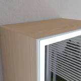 Bad Hochschrank mit Spiegeltür und Licht - Placido