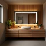 Bad Spiegelschrank mit LED Beleuchtung Lator