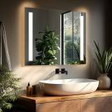 Badezimmerspiegel Tinna mit Beleuchtung