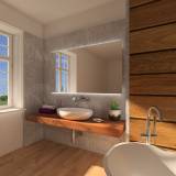 Badspiegel mit LED Beleuchtung - Majestic