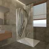 Design Duschwand Echtglas Fantasia III