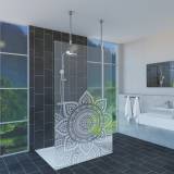 Duschwand Flower I Top Fix