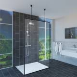 Duschwand Nero III Top Fix