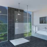 Glas Duschwand nach Maß Ylva Top Fix