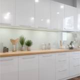 Glasrückwand Küche satiniert Milchglas 6 mm ESG