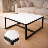 Glastischplatte Weiß mit leichtem Grünschimmer - REF 9010, 6 mm