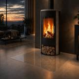 Kamin Glasbodenplatte aus 10 mm ESG Glas
