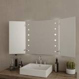 Klappspiegel Eilif (LED beleuchtet)