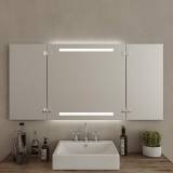 Klappspiegel Göta (LED beleuchtet)