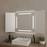 Klappspiegel Jens (LED beleuchtet)