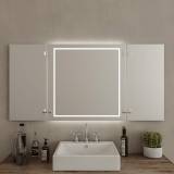 Klappspiegel Vilda (LED beleuchtet)