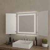 Klappspiegel Wencke (LED beleuchtet)