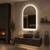 LED Badspiegel mit Rundbogen