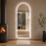 LED Spiegel mit Rundbogen