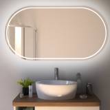 LED Spiegel mit Rundung Stord