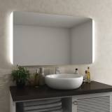 LED Spiegel mit runden Ecken Rodma