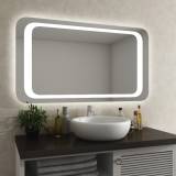 Leuchtspiegel mit runden Ecken Lysinja