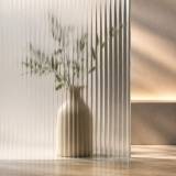 Madras Plisse Ornamentglas 6 mm