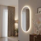 Ovaler LED Badspiegel Risor