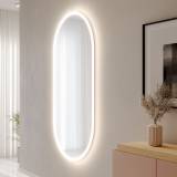 Ovaler LED Spiegel Bad Odda