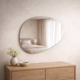 Spiegel organische Form groß - Stein 1