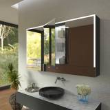 Spiegelschrank nach Maß mit Uhr Vince NEO