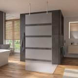Walk-In Duschwand Shiva IV freistehend | 8 mm ESG Glas nach Maß - Shiva 4