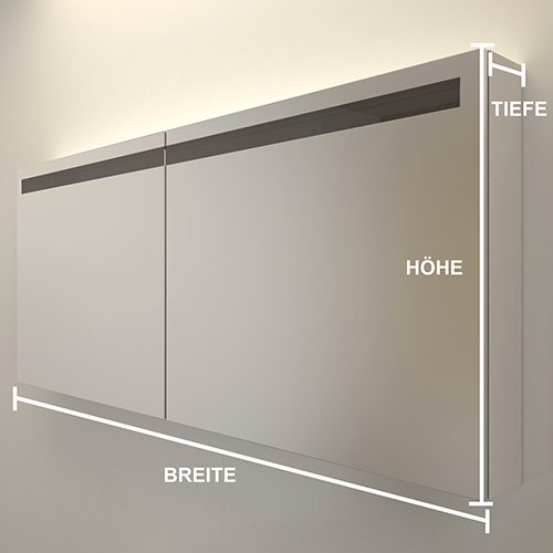 Spiegelschrank Tiefe Bild Spiegelschrank Tiefe