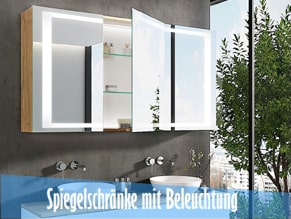 Spiegelschrank mit Beleuchtung
